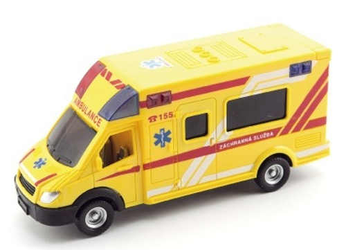 Hračka ambulance na setrvačník velikost 18 cm
