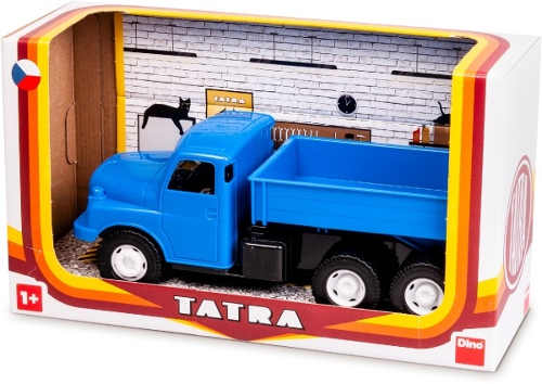 Hračka modré nákladní auto s korbou Tatra