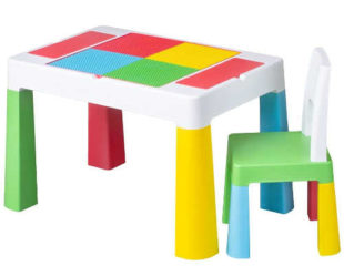 Dětská sada barevného stolečku a židličky Tega Multifun