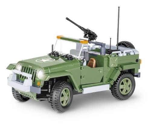 Model zelený vojenský Jeep