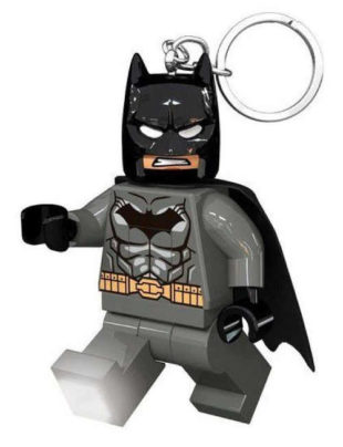 Přívěšek na klíče svítící figurka LEGO DC Super Heroes Grey Batman