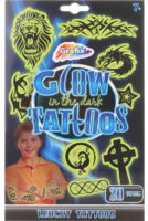 Svítící dětské neonové tetování