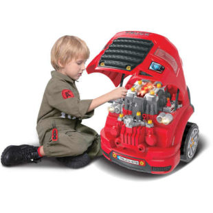 Dětská dílna Master motor pro malé automechaniky