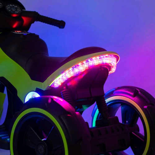 elektrická motorka s led světlem