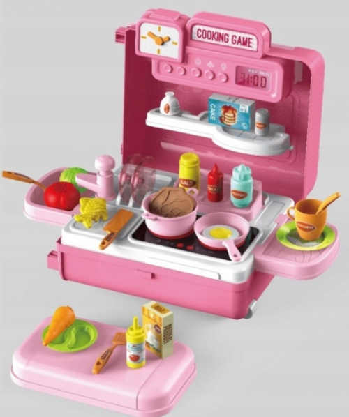mobilní dětská kuchyňka v kufříku